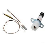 Lot de 2 capteurs thermocouple pour cuisinière à gaz avec sonde inductive en cuivre et vanne électromagnétique pour la surveillance de la flamme