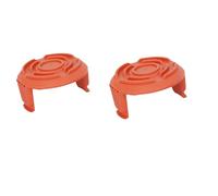 Lot de 2 Capuchons de Bobine en Plastique Durable Compatible avec Worx WA0010, WG163e.9/WG157e.9/WA0004.1 - Pièces de Rechange pour Débroussailleuse & Coupe-Bordures sans Fil