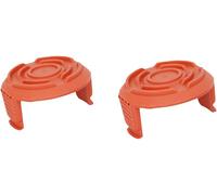 Lot de 2 Capuchons de Bobine en Plastique Durable Compatible avec Worx WA0010,WG163e.9/WG157e.9/WA0004.1-Pièces de Rechange pour Débroussailleuse & Coupe-Bordures sans Fil