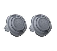 Lot de 2 capuchons de bobine gris pour débroussailleuse Black & Decker STC5433 STC5433PC 90588530 - Pièce de rechange en plastique pour débroussailleuse sans fil