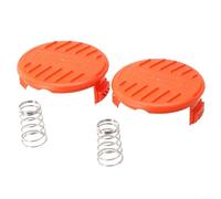 Lot de 2 capuchons de bobine High Abs pour Blackdecker de 385022 à Stc1820 - Logement de rechange pour débroussailleuse - Série de cordes avec partie Glc14 Glc1823 03n