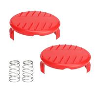 Lot de 2 capuchons de bobine pour débroussailleuse Craftsman Weedwacker CMCST910 CMZST0803, construction en ABS durable pour une longue durée de vie, remplacement facile à clipser, noir