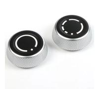 Lot de 2 capuchons de bouton de volume pour 911 4.0 Host 2016-2018, 718 2016-2023, 2017, pour Cayenne 2016-2017, ABS argenté et noir