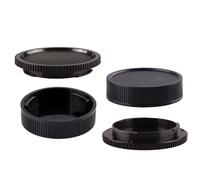 Lot de 2 capuchons de corps et cache-objectif arrière compatibles avec objectif Leica R-Mount LR et appareils photo R50 R3 R5 SL2