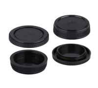 Lot de 2 capuchons de corps et cache-objectif arrière pour appareil photo et objectif Olympus OM, OM-1, OM-2, OM-3