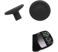 Lot de 2 capuchons de joystick ergonomiques antidérapants en polycarbonate pour rétroid Pocket 5 (noir)