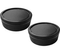 Lot de 2 capuchons de protection pour appareil photo et cache arrière pour objectif Leica R-Mount LR