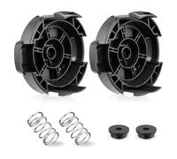 Lot de 2 capuchons de tête de débroussailleuse avec ressorts pour pièces Quickfeed conçues pour DCST922P1 DCST922B DCST972X1 Series Garden Tool Spare Parts