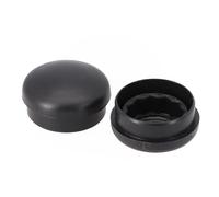 Lot de 2 capuchons d'écrou de bras d'essuie-glace avant pour A1, A2, A3, A4, A5, A6, A7, A8, Q3, Q5, Q7, R8, RS3, RS5, 13 mm, en plastique ABS noir