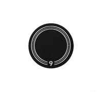 Lot de 2 capuchons lestés pour raquette de pickleball pour l'équilibre et la puissance, embout en acier inoxydable avec peler et installer, options de 6 g, 9 g, 12 g (9 g)