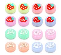 Lot de 2 capuchons lumineux pour joystick Nintendo Switch NS Nitendo Switch Lite NS JoyCon (feuille rose)