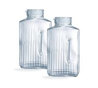 Lot de 2 carafes Quadro 2L - Luminarc Luminarc