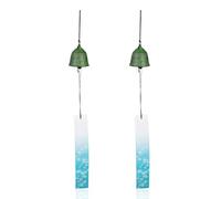 Lot de 2 carillons à vent japonais pour l'extérieur - Campanas de Viento japonesas Tradicionales - Campanas de Viento de Hierro Fundido