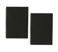 Lot de 2 carnets de croquis vierges à spirales pour artistes, étudiants, papeterie, carnet de croquis, planificateur quotidien