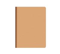 Lot de 2 carnets de notes 16K en cuir de vachette simple pour étudiant, examen d'entrée de troisième cycle (vierge) 16 carats