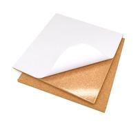 Lot de 2 carreaux carrés en liège pour décoration murale 30,5 x 30,5 cm - Pour la maison, la cuisine, le bureau et l'école