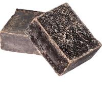 Lot de 2 Carrés de Musc Solide Naturel Noir 30g - Fabriqué au Maroc Artisanalement, Parfum Longue Durée 100% Naturel, Hypoallergénique, Soin et Parfum pour Peau et Linge
