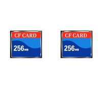 Lot de 2 cartes CF haute performance 256 Mo - Parfait pour les appareils photo, les consoles N64 et plus | Transfert de données rapide | Stockage fiable