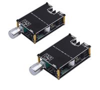Lot de 2 cartes d'amplificateur Bluetooth 1001B, module d'amplificateur audio mono mini 100 W avec boîtier assorti