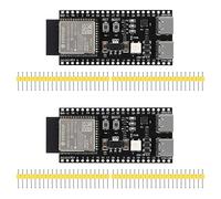 Lot de 2 cartes de développement ESP32 ESP32-S3 de type C WiFi+Bluetooth Internet des objets double Type-C Carte mère ESP32-S3-DevKit C N8R2 Module ESP32-S3-WROOM