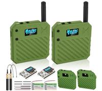 Lot de 2 cartes de développement ESP32 LoRa V3 + batterie 3,7 V 3000 mAh + kit de boîtier - avec antenne Meshtastic 863-928 MHz et SMA Prend en charge les appareils Wifi/Bluetooth LoRa V3 pour AR