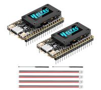 Lot de 2 cartes de développement ESP32 LoRa V4 avec module LoRa ESP32-S3 SX1262 - Écran OLED 0,96" - WiFi - Bluetooth - 2 Mo PSRAM - Flash 16 Mo - Prise en charge GPS et antenne LoRa solaire pour AR