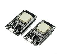 Lot de 2 cartes de développement pour microcontrôleur ESP32 avec processeur double cœur, WiFi 802.11 B/g/n, BT 4.2, pour CP2102 USB-vers série, 4 Mo, mises à jour du micrologiciel OTA