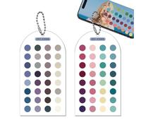 Lot de 2 cartes de palette de couleurs pour analyse saisonnière - Portable - Double face