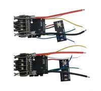 Lot de 2 cartes de protection pour outil électrique 20 V pour batterie DCB200, coque en plastique DCB200 avec carte de recharge de réparation PCB