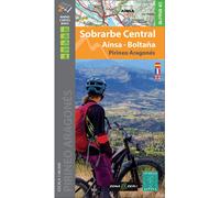 Lot de 2 cartes de randonnées & cyclistes - Sobrarbe Central, Aínsa, Boltaña (Pyrénées aragonaises) | Alpina