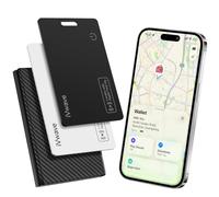Lot de 2 cartes de suivi de portefeuille compatibles avec Apple Où est