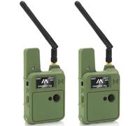 Lot de 2 cartes de suivi Wio L1 avec batterie 3000 mAh et étui - Kit de module Wio SX1262 nRF52840 pour Ar duino Meshtastic LoRa, Blue Tooth 5.0, GPS GNSS, OLED 1,3", batterie de type C (N37, vert)