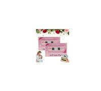 Lot de 2 cartes de vœux enregistrables vocales pour elle ou lui - 60 secondes - Message vocal personnalisé - Cassettes en plastique - Cartes d'anniversaire - Cadeau pour amis et famille (rose F 2