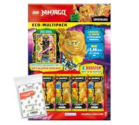 Lot de 2 cartes Lego Ninjago série 8 Next Level - 1 Multipack (aléatoire) + 2 cartes Star Wars limitées + pochettes exclusives Collect-it