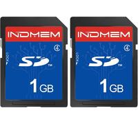 Lot de 2 cartes mémoire SD 1 Go Classe 4 MLC Secure Digital Flash Memory Card Camera Card