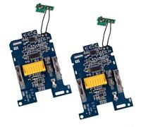 Lot de 2 cartes PCB de protection de batterie lithium-ion 18 V avec protection de charge et de surcharge compatibles avec BL1830 BL1860 BL1815 BL1840 BL1850 pour outils électriques