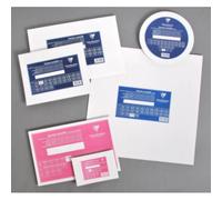 Lot de 2 Carton entoilé à peindre format Figure 4F, ép. 3mm, 33x24