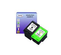 Lot de 2 Cartouches compatibles type pour imprimante HP OfficeJet 6304, 6307, 6308 (337+343) 18ml (Noire et Couleur)