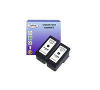 Lot de 2 Cartouches compatibles type pour imprimante HP OfficeJet K7100, K7103, K7108 (339) Noire 25ml