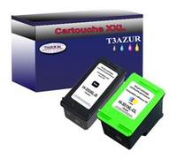 Lot de 2 Cartouches compatibles type T3AZUR HP 350XL et 351XL pour HP DeskJet D4360, D4363, D436 G
