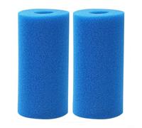 Lot de 2 cartouches de filtre en mousse pour piscine pour Intex Type B, 14,5 x 4,5 x 25,4 cm