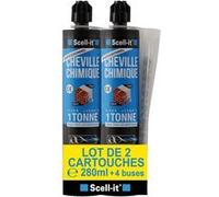 2 cartouches de scellement chimique Scell-it 280ml