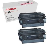 Lot de 2 cartouches de toner compatibles HP Q7553X / Q5949X (53X/49X) pour LaserJet 3390, 3392, M 2727, P 2010, P 2014, P 2015