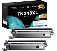 Lot De 2 Cartouches De Toner Tn248Xl Compatibles Avec Brother Tn248Xl Tn248Xl Tn248Xl Compatible Brother Mfc-L3740Cdw Mfc-L3760Cdw Mfc-L3740Cdwe Dcp-L3560Cdw Hl-L3240Cdw Mfc-L8390C[ENC942215]