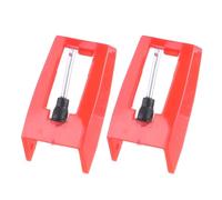 Lot de 2 cartouches d'enregistrement Gramophon - Pour lecteurs vinyles - Accessoire d'aiguille pour phonographes - Stylet de table tournante