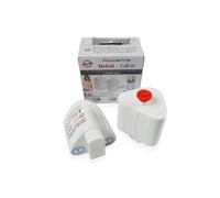 Lot de 2 cartouches filtrantes anti-calcaire pour centrale-vapeur - compatible avec Rowenta Calor Tefal Liberty - référence