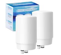 Lot de 2 cartouches filtrantes de rechange, compatibles avec système de filtration d'eau pour robinet Brita, Brita 36311, 36313, FR-200, FF-100