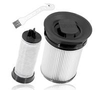 Lot de 2 cartouches filtrantes de rechange pour aspirateur pour Miele Triflex HX1 FSX HX FSF 11385020 9178017731 avec brosse