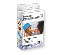 Lot de 2 cartouches Instaprint avec 20 impressions au total pour appareils photo Minolta Instapix et imprimantes Bluetooth Bell+Howell Instaprint