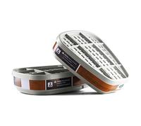 Lot de 2 cartouches respiratoires 6001CN pour filtre anti-vapeur de peinture organique 6200